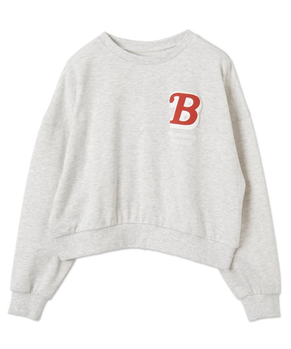 WEGO フォームプリントロゴスウェット 