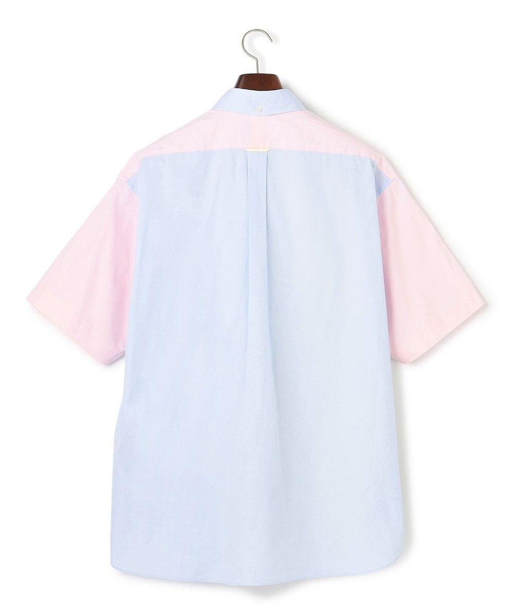 J.PRESS MEN 【J.PRESS ORIGINALS】【UNISEX】Crazy Oxford Half Sleeve Shirt / B.D. / Baggy-Fit 