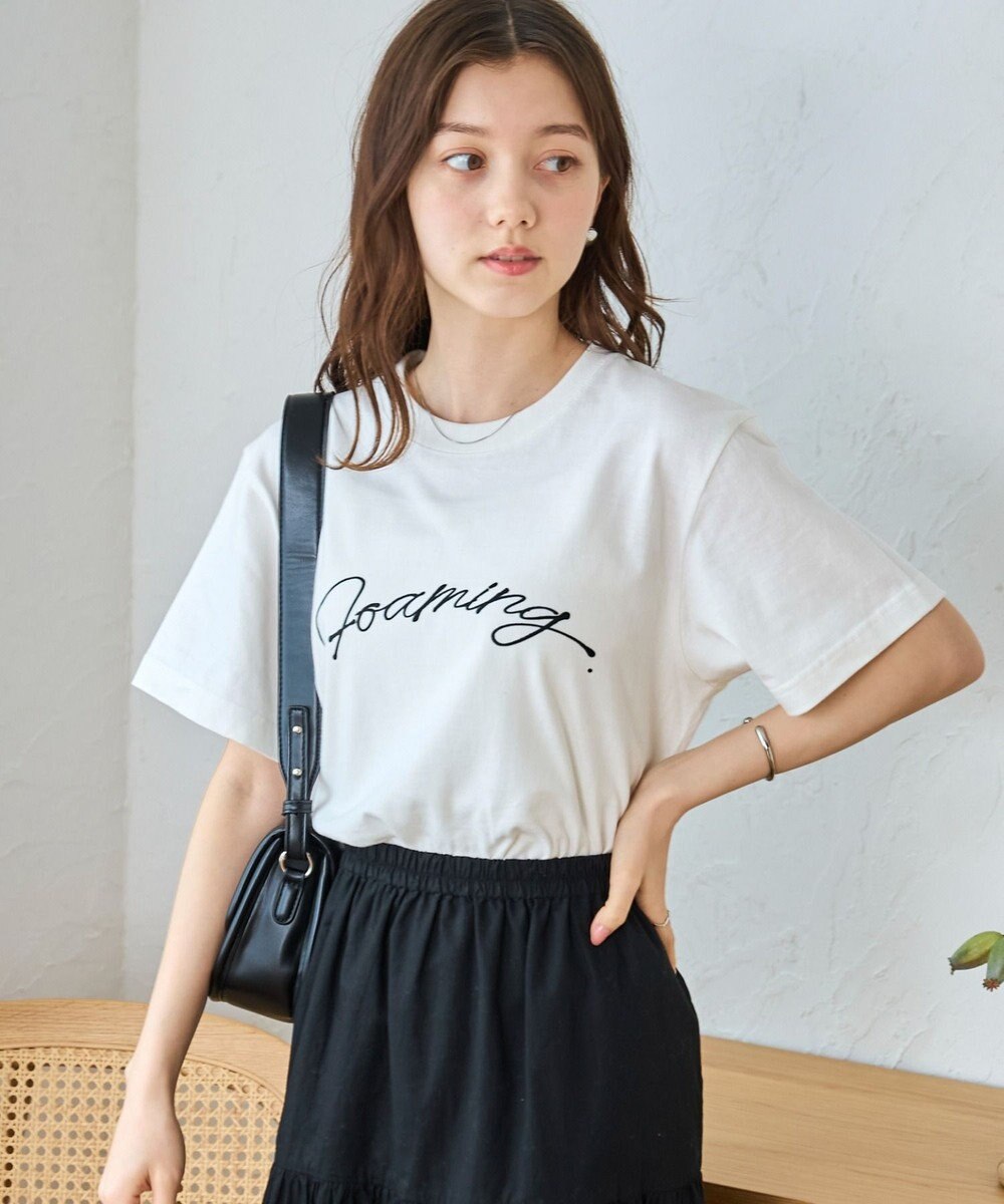 WEGO 【新色追加/手洗い可/綿100%/MLXLサイズ】クルーネックプリントTシャツ 
