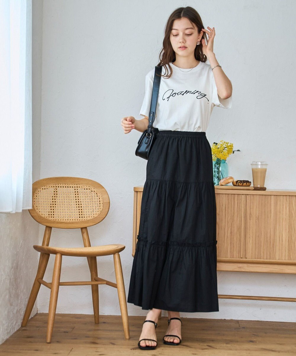 WEGO 【新色追加/手洗い可/綿100%/MLXLサイズ】クルーネックプリントTシャツ 