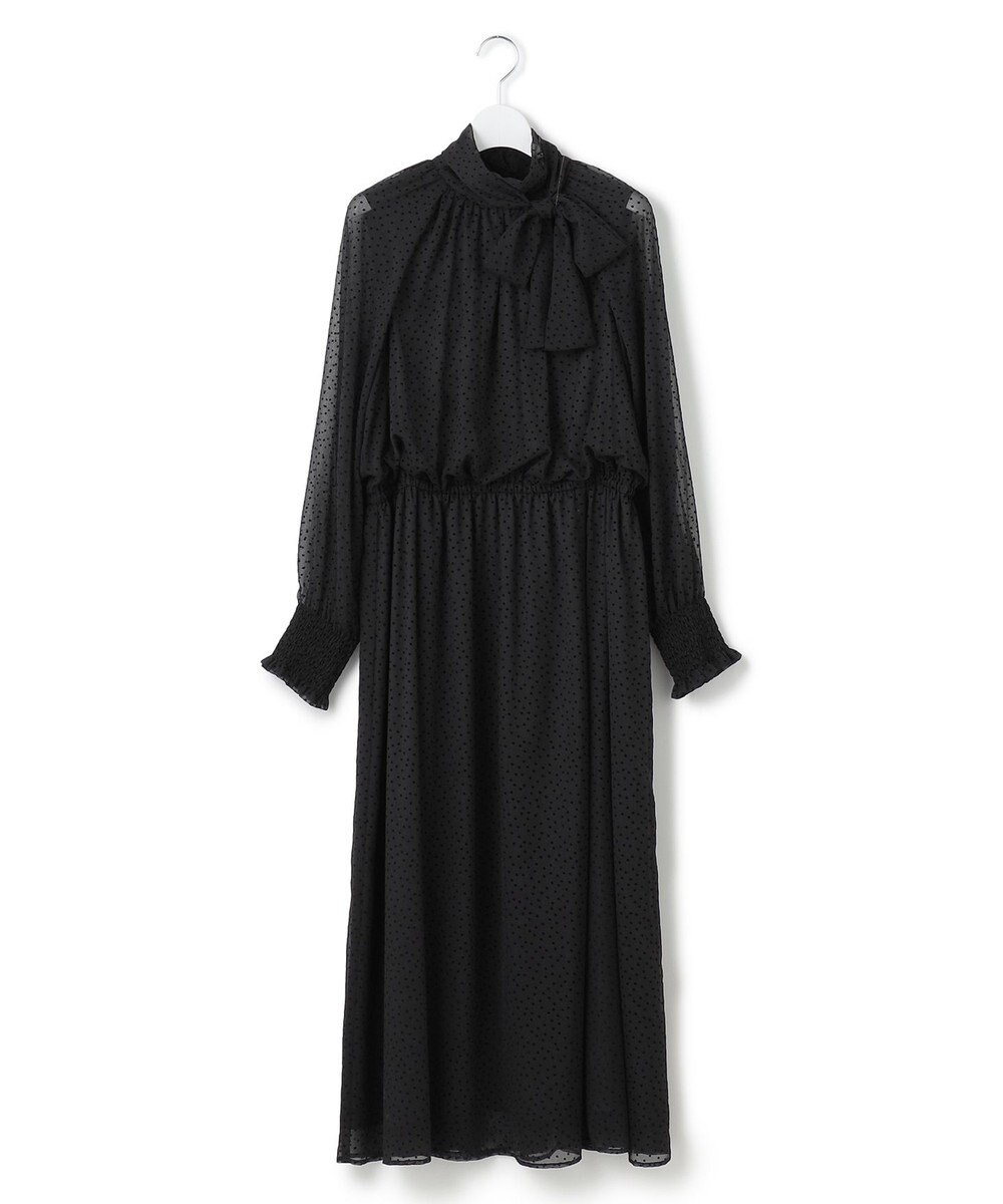 23区 S 【APPLAUDIR】シアードットフロッキー ドレス 