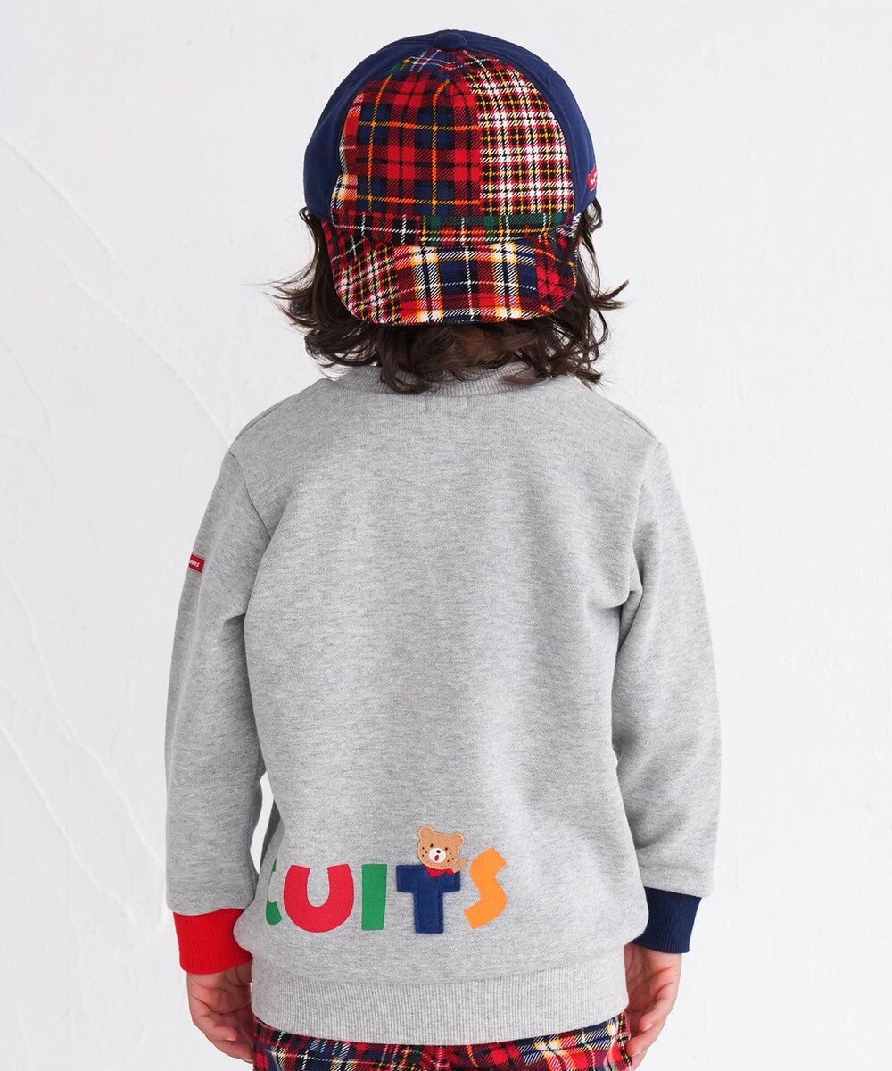 MIKI HOUSE HOT BISCUITS 【80-120cm】 立体ロゴ×キャラクタートレーナー 