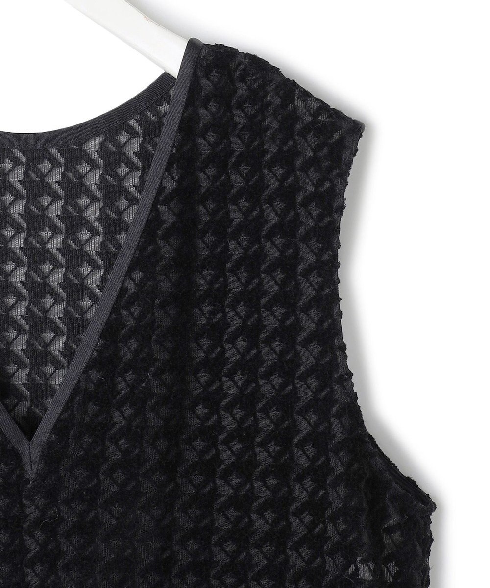 ICB L ハウンドトゥースフロッキーレース ワンピース 