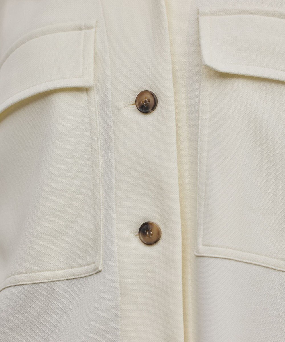 GRACE CONTINENTAL レザーカットシャツ 