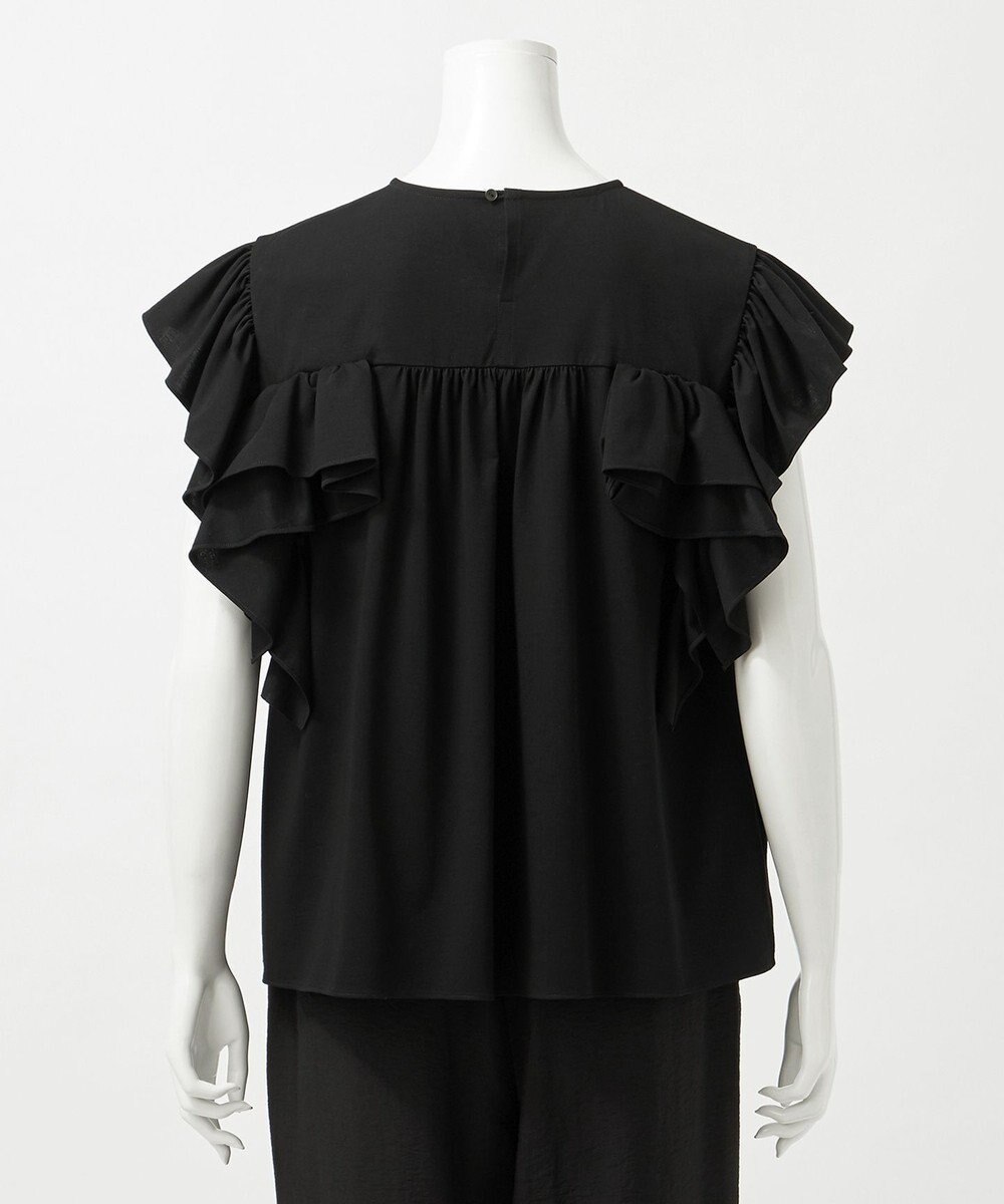 23区 S 【GOLD LABEL】ラッフルスリーブジャージー カットソー 