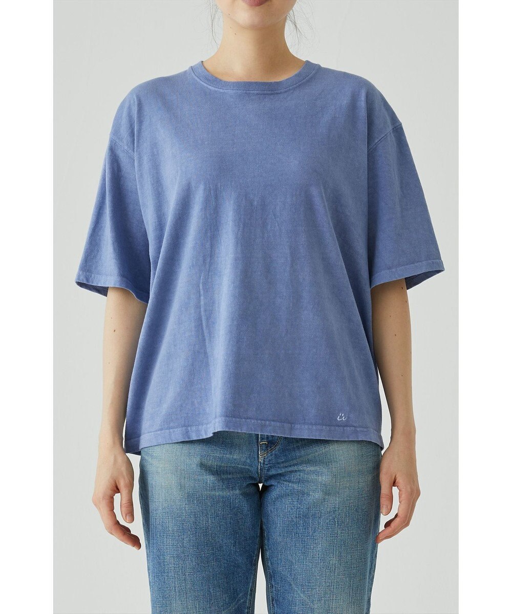 caqu caqu x GoodOn roundneck S/Stee  シンプルゆったりフィットの半袖Tシャツ 