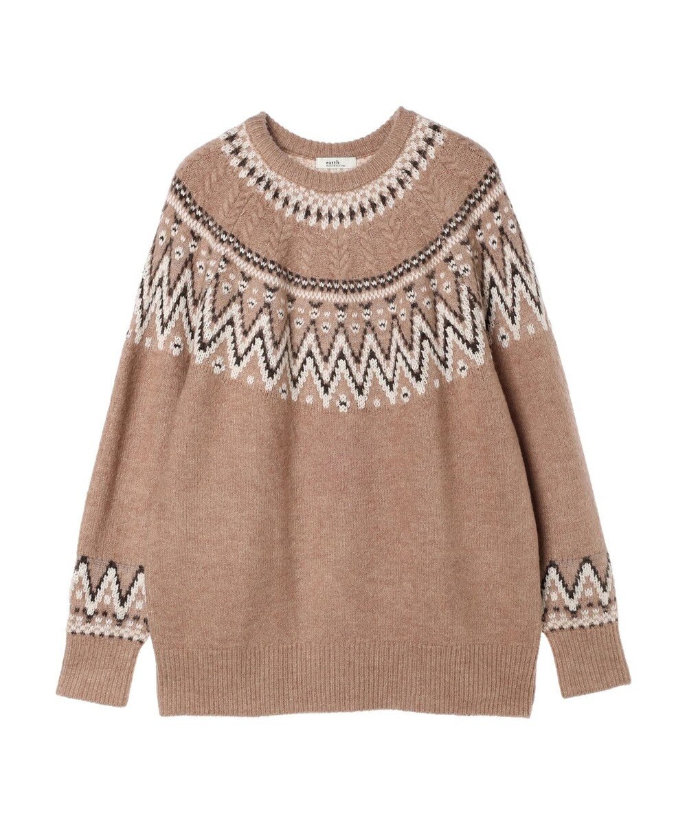 earth music&ecology オーロララメノルディックチュニック 