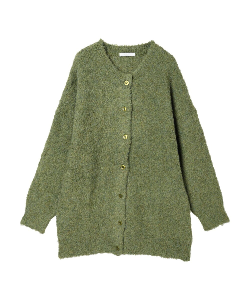 Green Parks ブークレゆるニットカーディガン 