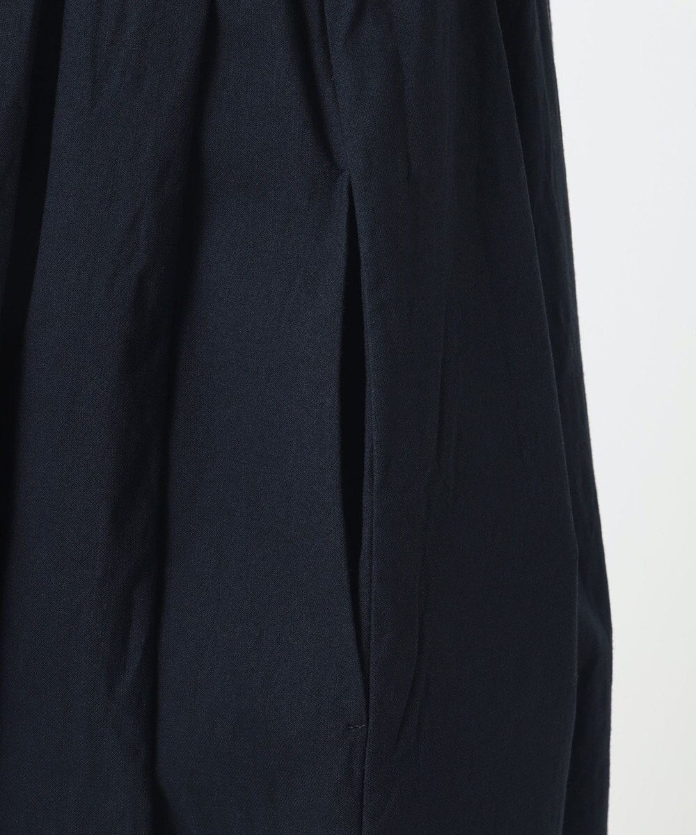 23区 【R(アール)】クリスピーリネンストレッチ 半袖ワンピース 