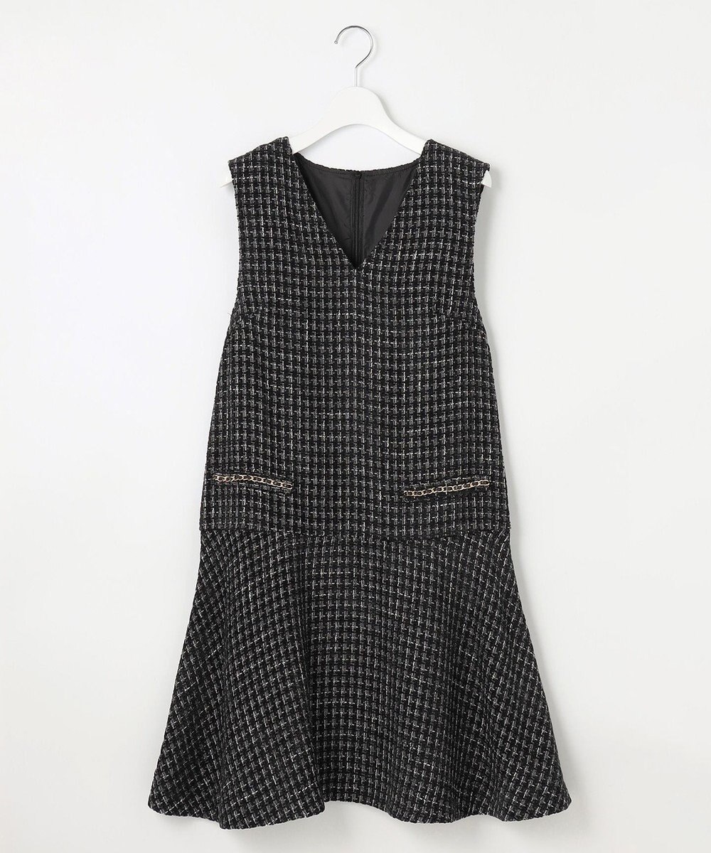 Feroux ツイードジャンパースカート 