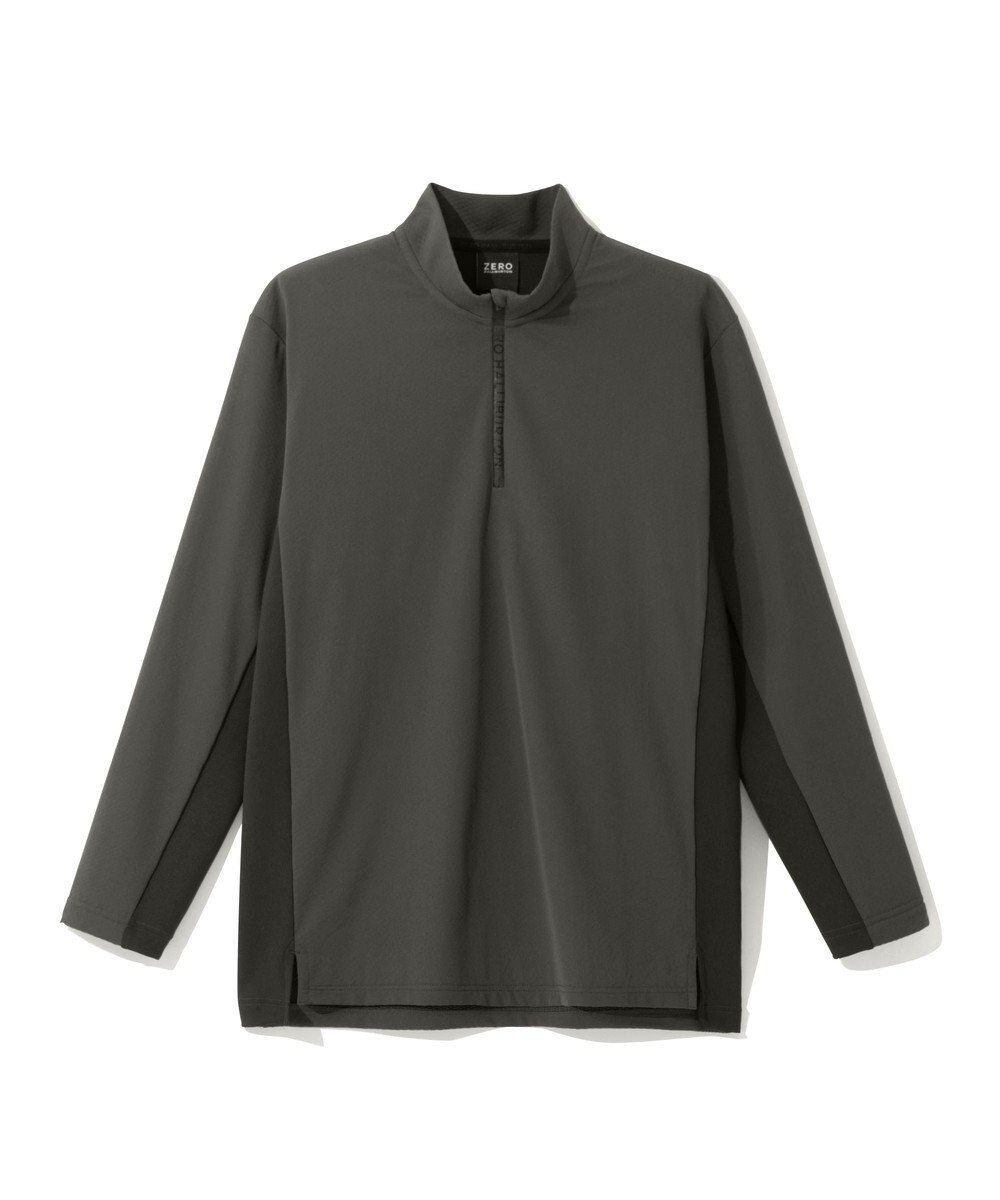 ZERO HALLIBURTON 【ストレッチ・UVカット】 Octa ハイブリッド ハーフジップモックネックトップス ZHG-M5A8 85125 