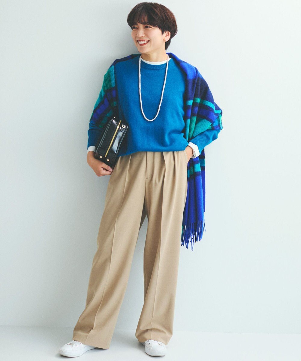 23区 S 【CLASSY.11月号掲載/洗える】ドライ2WAYストレッチ ワイドパンツ 