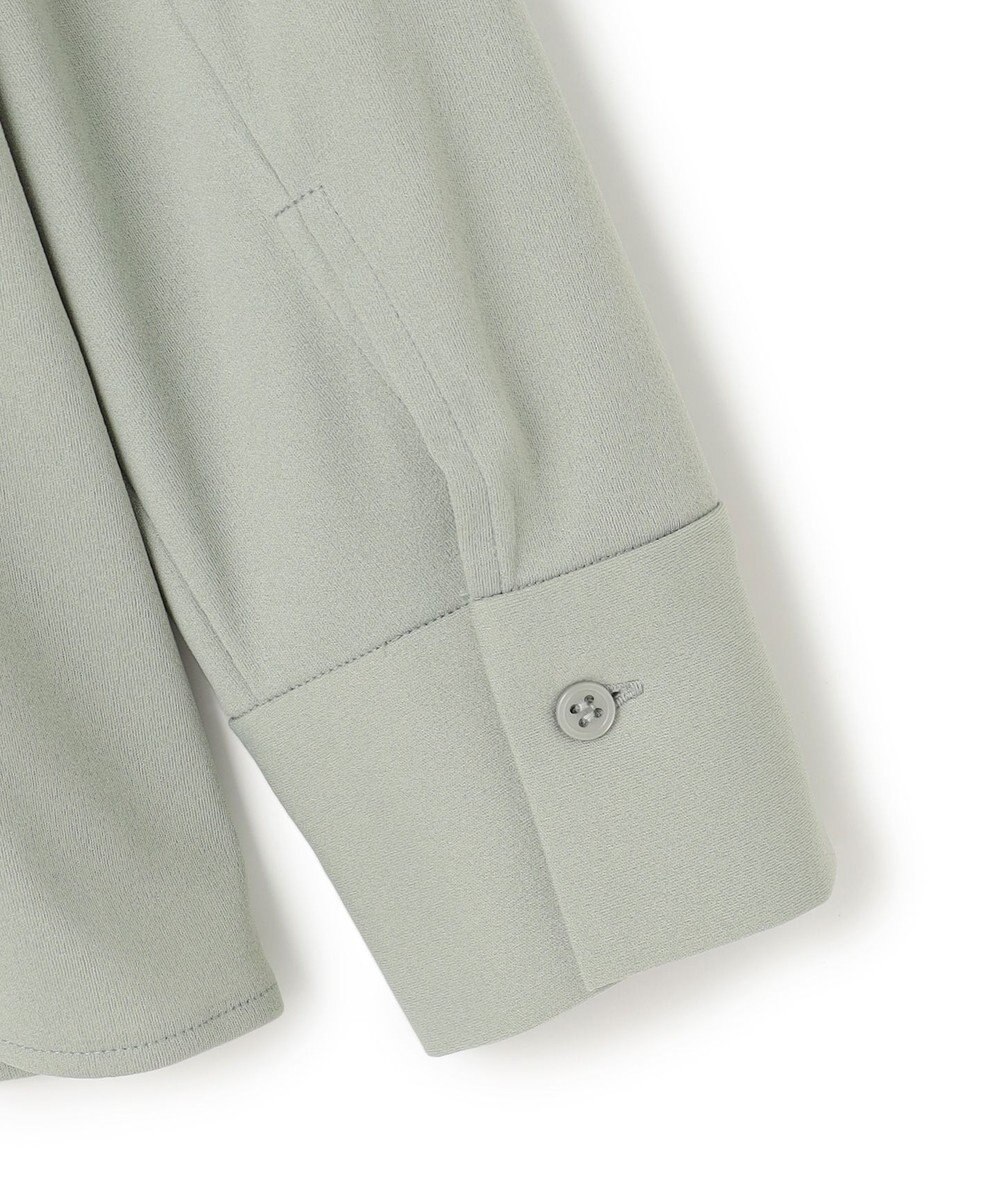 ICB 【洗える】イージージョーゼット バンドカラーカットソー 