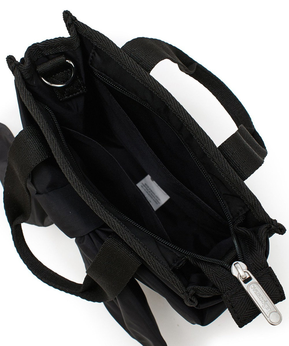 LeSportsac BOW MINI N/S TOTE/ブラックボウズ 