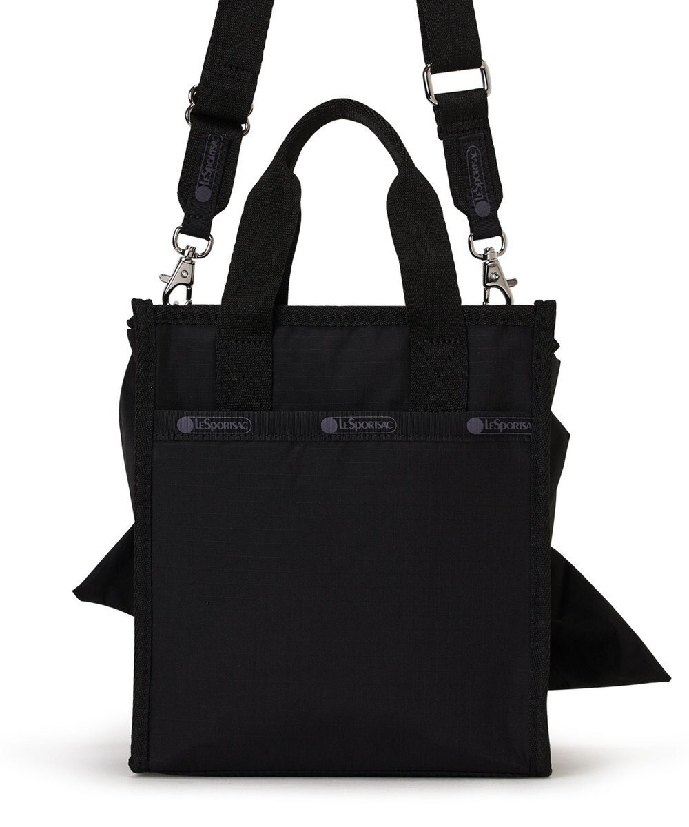 LeSportsac BOW MINI N/S TOTE/ブラックボウズ 