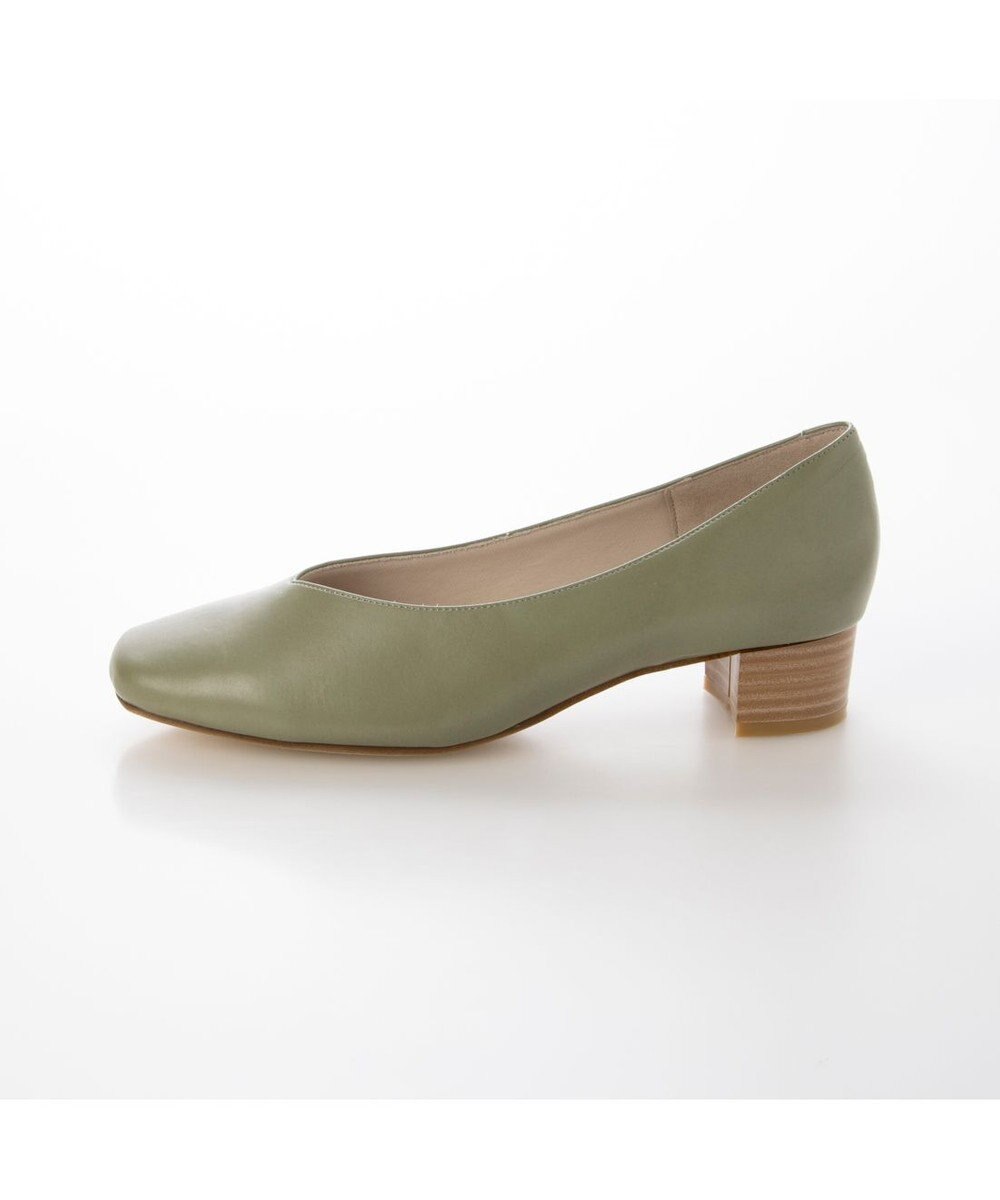 ing <ing>【WEB限定】【レイン対応】スクエアトゥVカットパンプス 