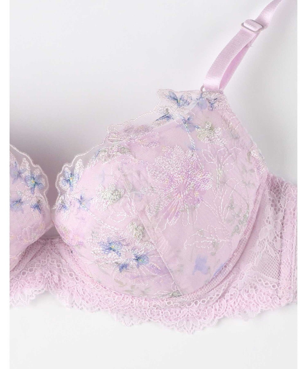 une nana cool Accent flower バックスタイルまでかわいい 3/4カップブラジャー 