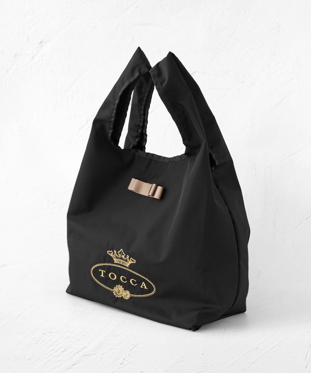 TOCCA 【WEB＆一部店舗限定】【折り畳み収納可能】POINT OF RIBBON ECOBAG エコバッグ 