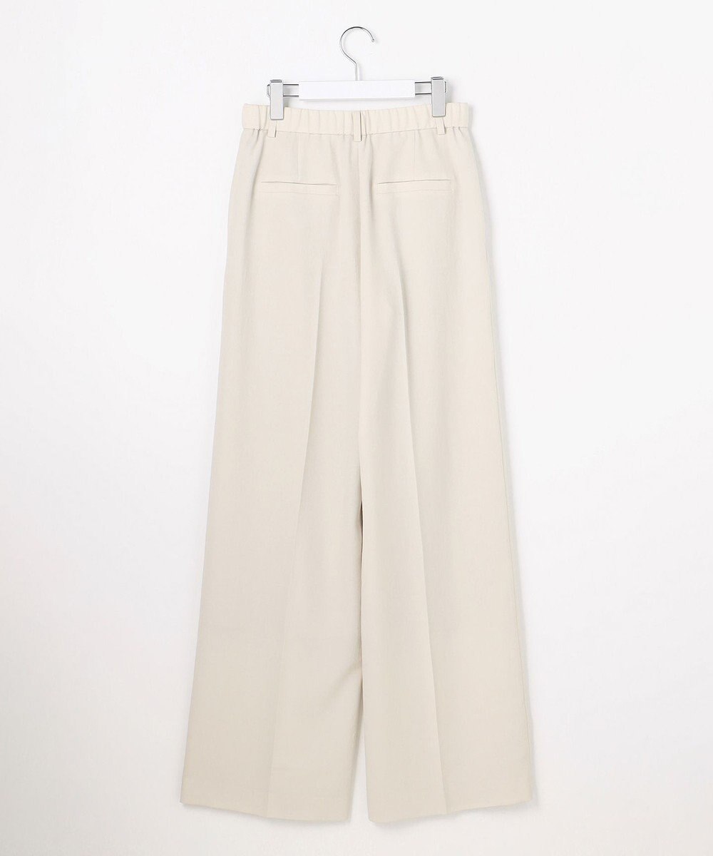 自由区 S 【セットアップ対応】テクスチャードスーツストレートワイド パンツ 