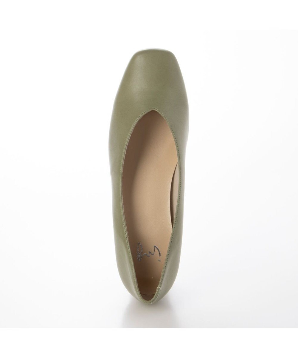 ing <ing>【WEB限定】【レイン対応】スクエアトゥVカットパンプス 