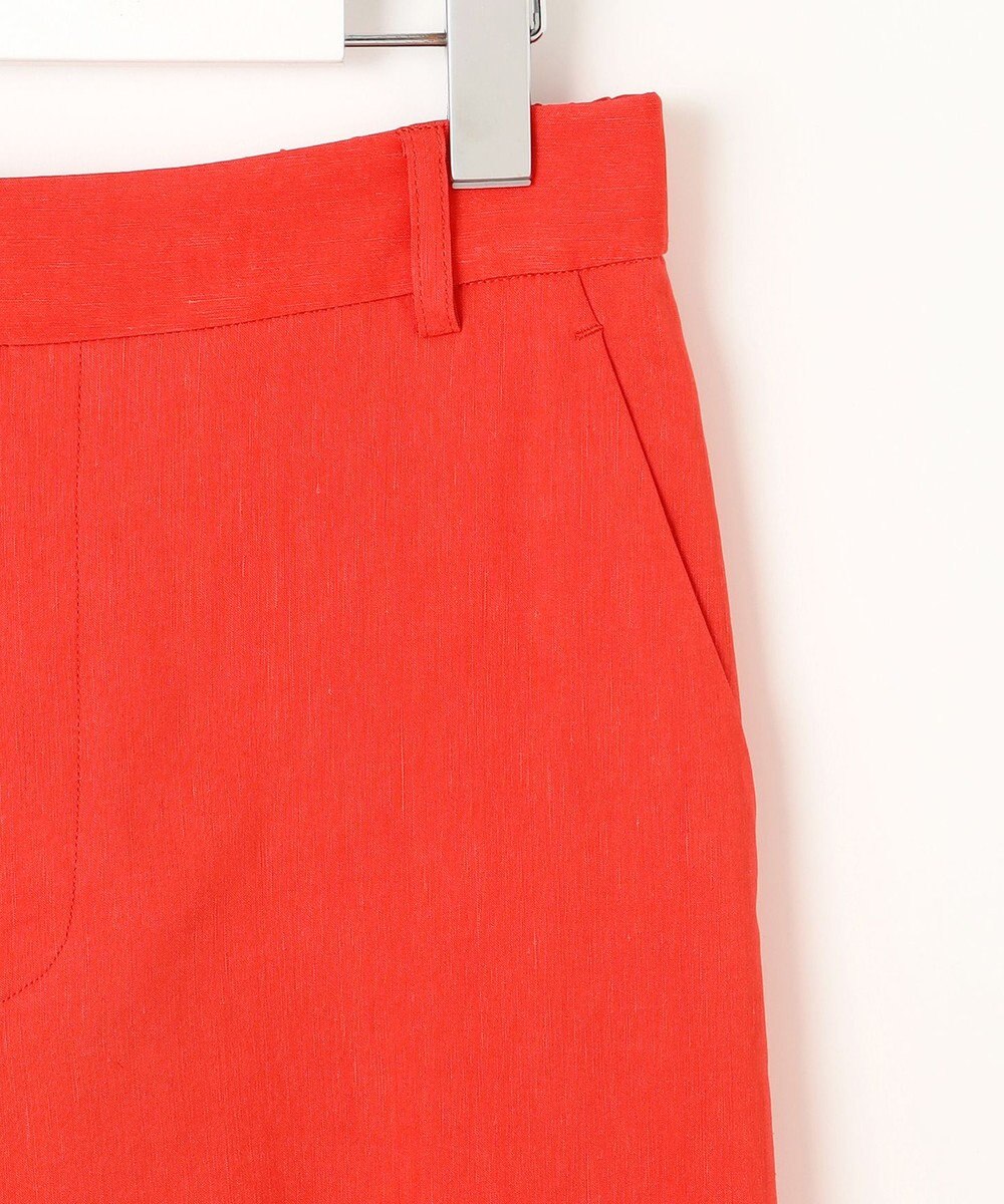 23区 【Oggi5月号掲載/洗える】リネンレーヨンストレッチ ワイド パンツ 