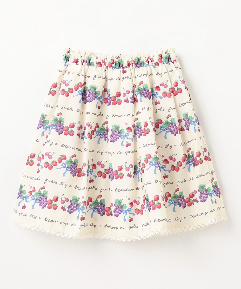 ANY KIDS 総柄フルーツ スカート 