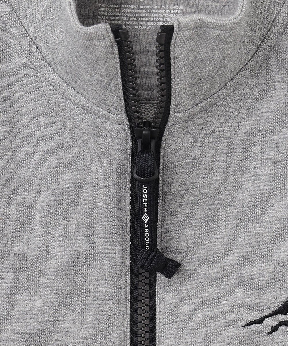 JOSEPH ABBOUD MOUNTAIN 【UNISEX】オーガニックコットン ビンテージインレーハーフZIP 