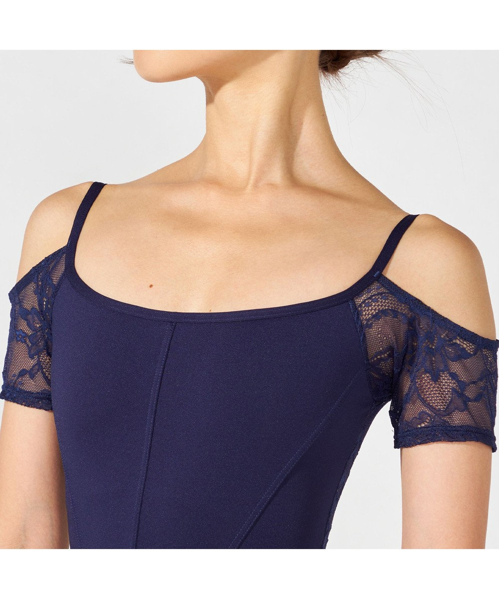 Chacott 【MADOKA SUGAI】オフショルダーレオタード 