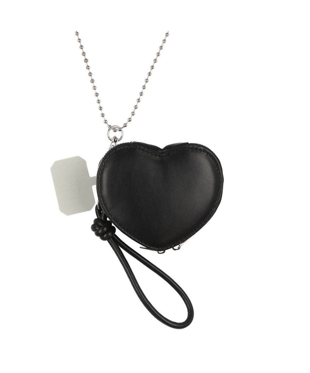 UNBILLION cachecache ハートポーチ付きボールチェーンモバイルストラップ 