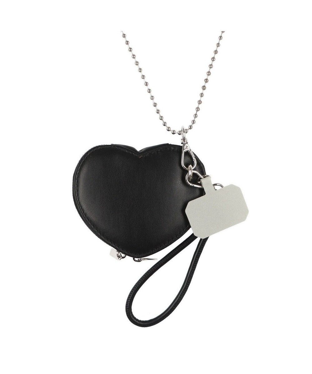 UNBILLION cachecache ハートポーチ付きボールチェーンモバイルストラップ 