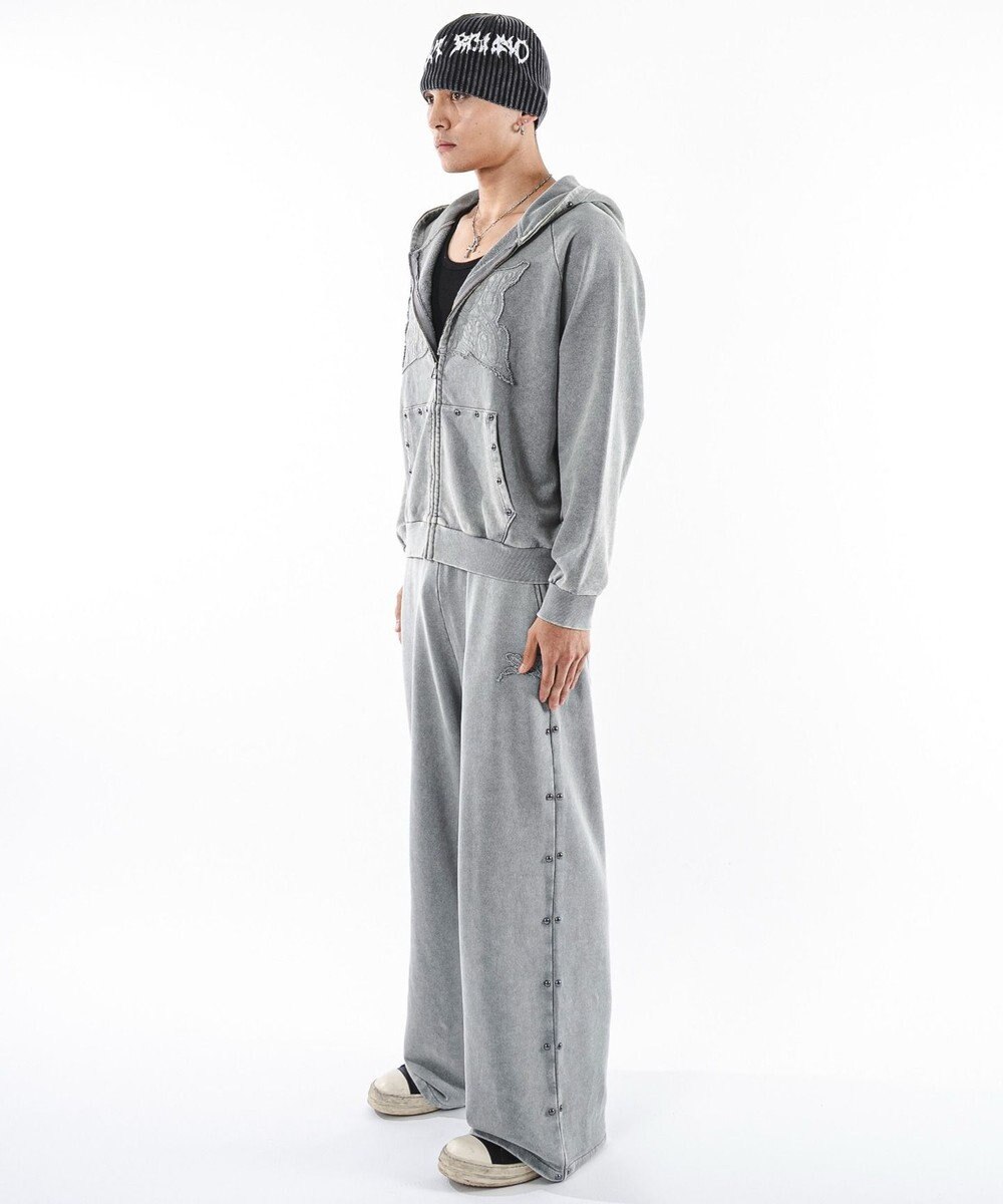 WEGO パウダーブリーチスタッズZIPパーカー 