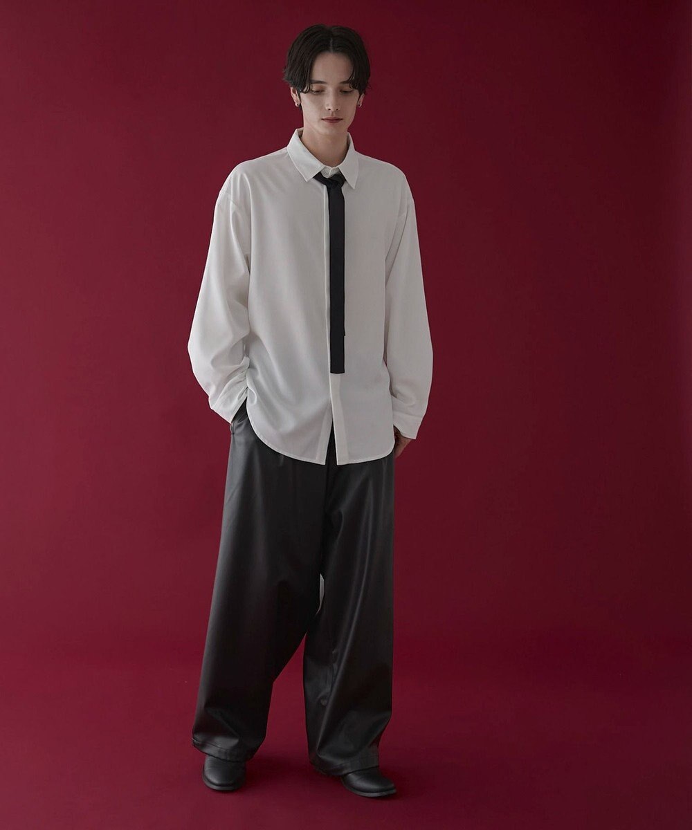 WEGO ボウタイシャツ(LS) 