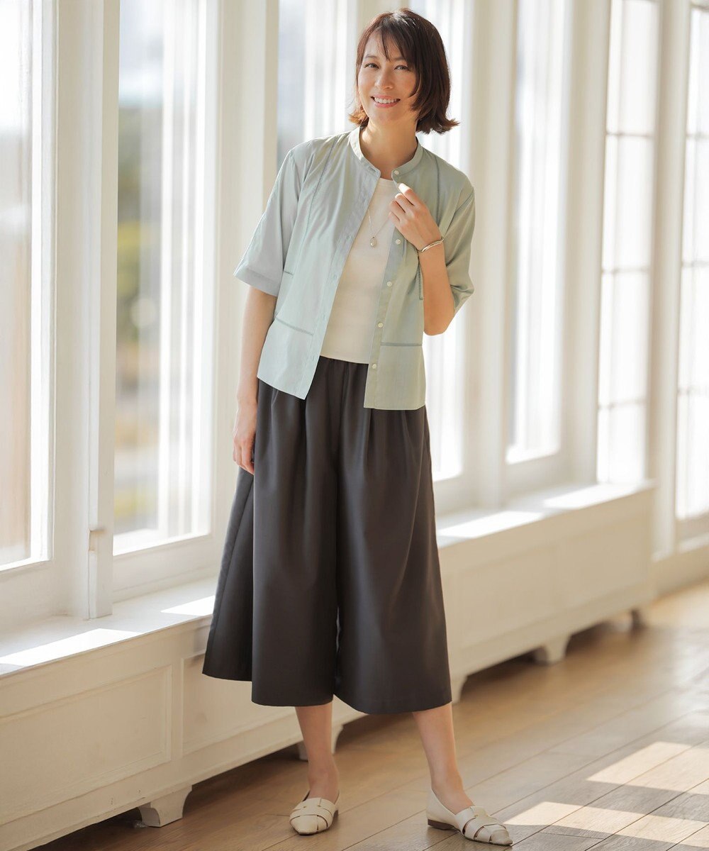 J.PRESS LADIES サークルパール ワントップ ネックレス 