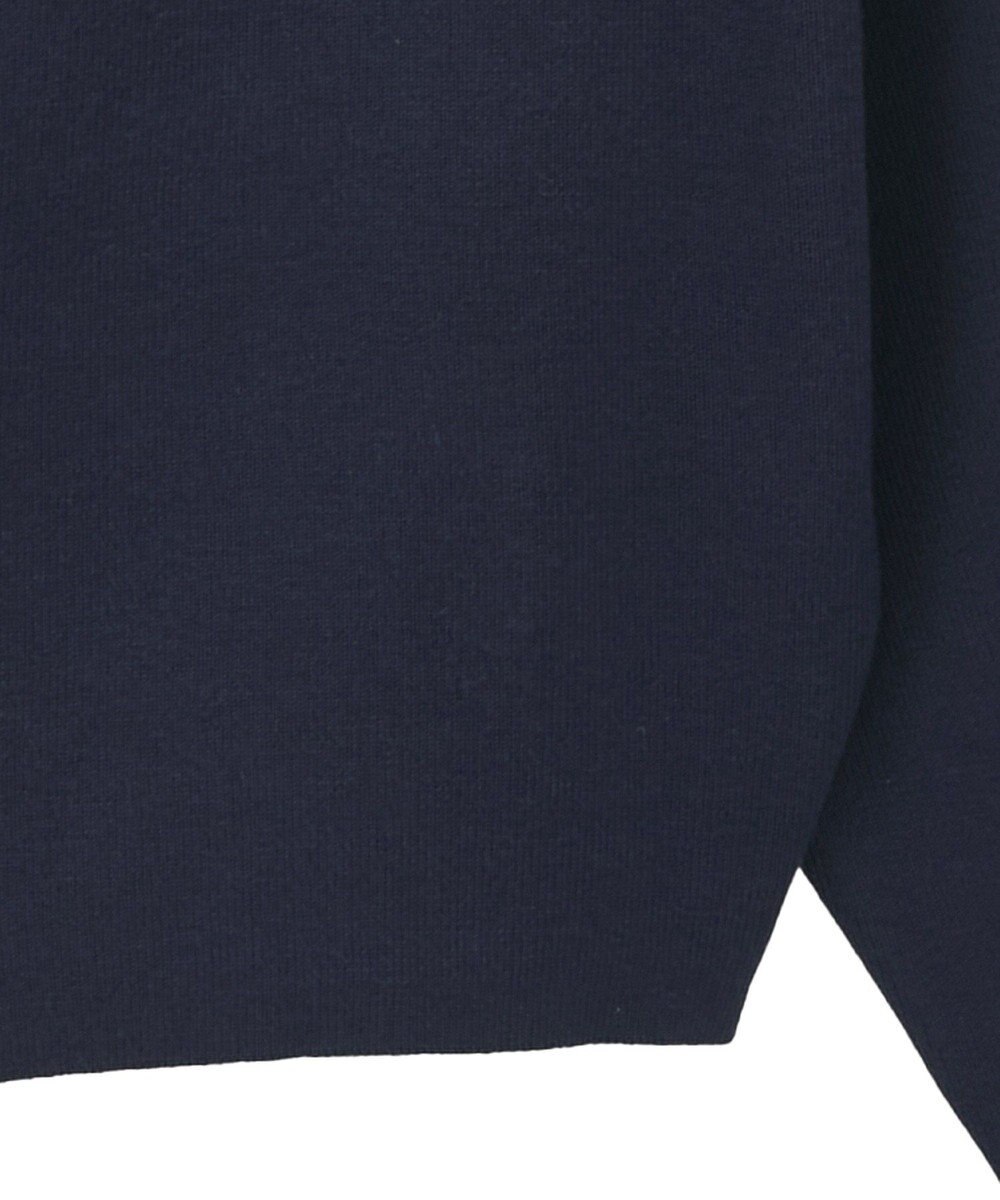 earth music&ecology ダブルジップロゴニットプルオーバー 