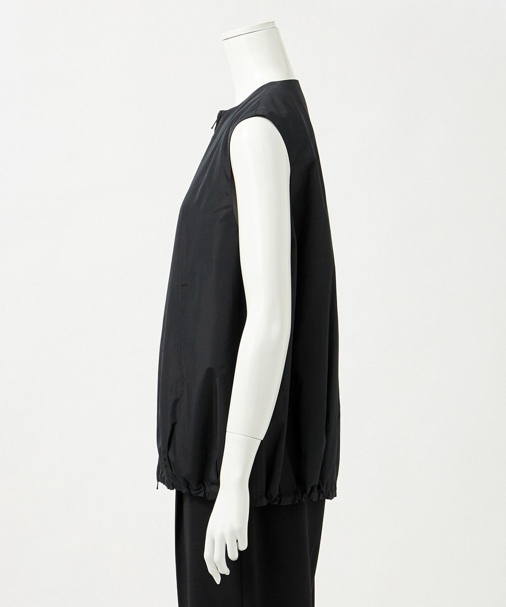 23区 【エステータ】シルクブレンド ライトタフタ ジップアップ ベスト 