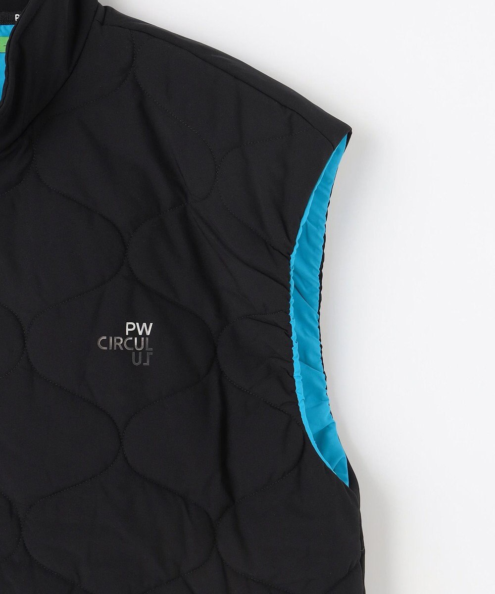 PW CIRCULUS 【撥水加工 / ストレッチ】【MEN】キルティング中綿ベスト ゴルフ 