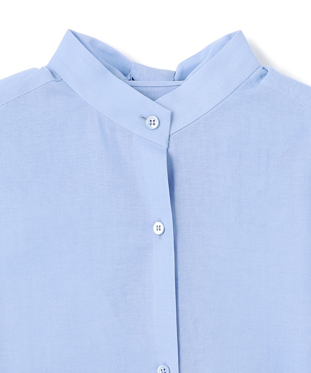 BEIGE， 【洗える】PLUMERIA / コットンシアーバックボウタイブラウス 