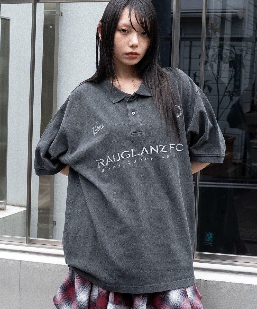 WEGO 【ユニセックス着用ITEM】ピグメントロゴポロシャツ（SS） 