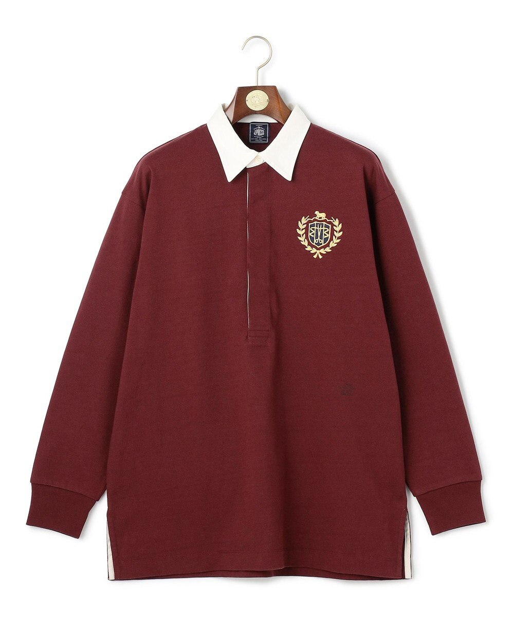J.PRESS MEN 【J.PRESS ORIGINALS × CLUEL】【UNISEX】クレストロゴ ラガーシャツ 