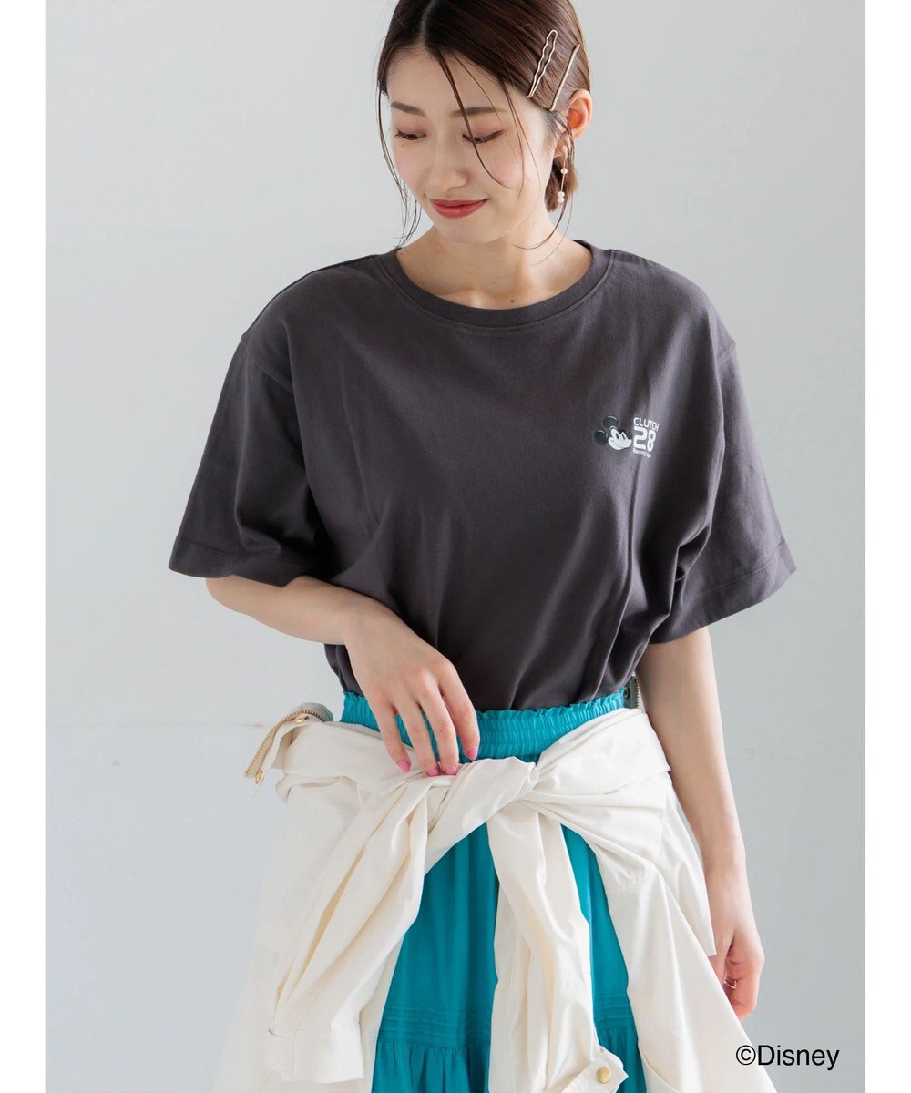 Te chichi 【Disney】MICKEY/ロゴプリントTシャツ 