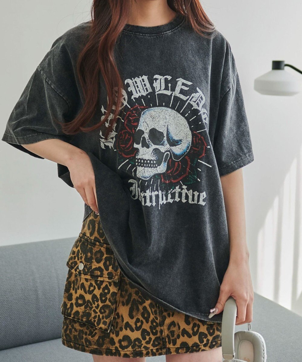 WEGO ヴィンテージウォッシュグラフィックBIGT 