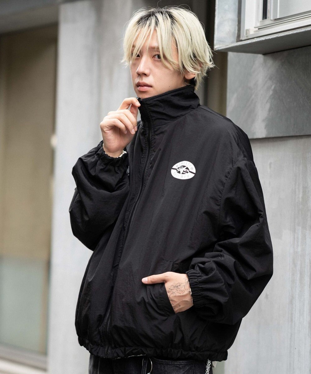 WEGO 【ユニセックス着用ITEM/リバーシブル/2WAY】リバーシブルフリースブルゾン 