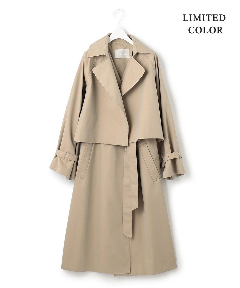 ICB L T/Cシャンブレーツイル 3WAYコート 