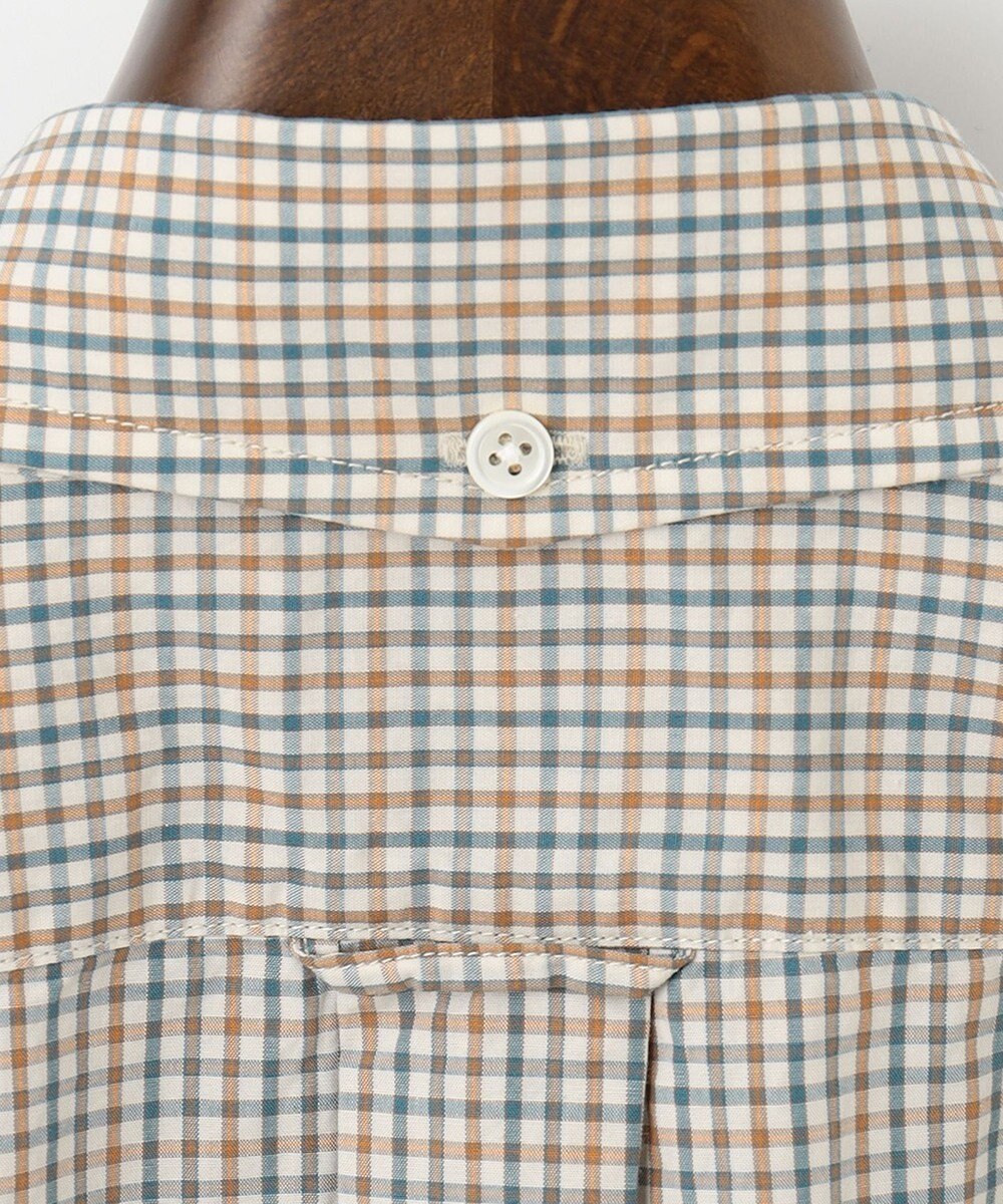 J.PRESS MEN 【WEB限定】ポプリンチェック J刺繍 シャツ/B.D 