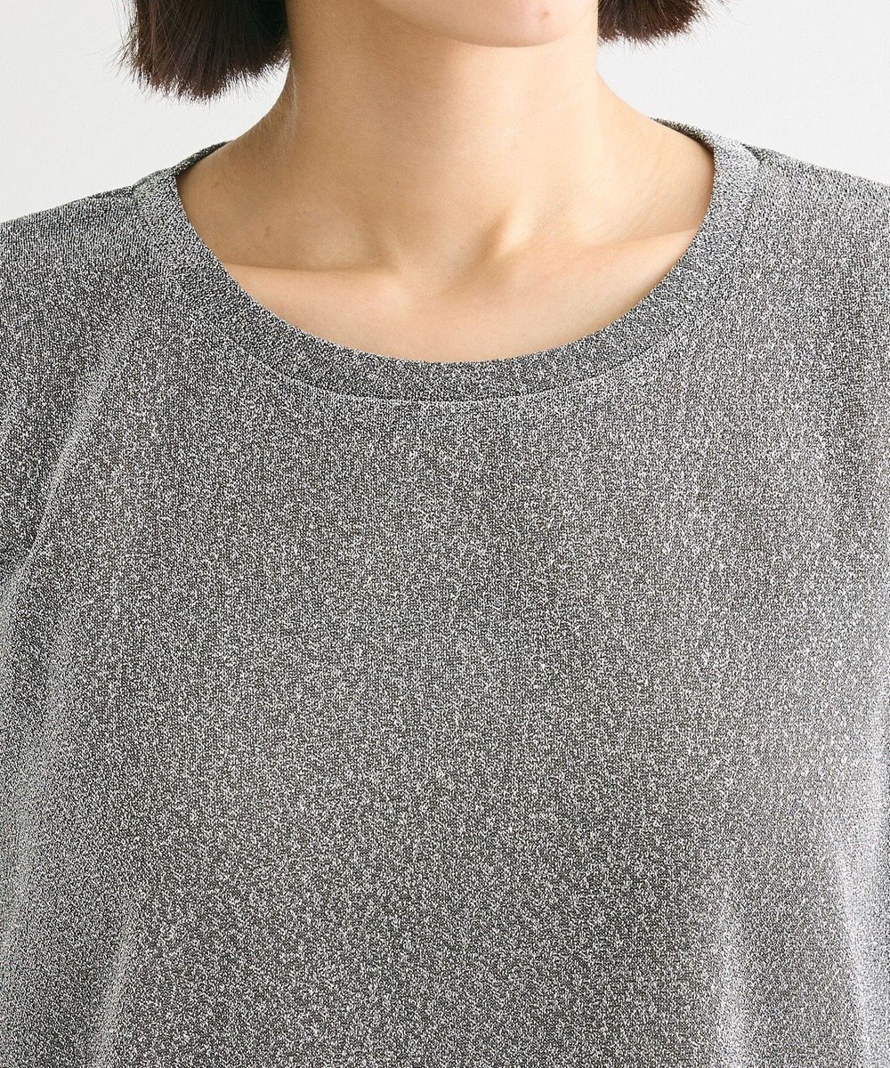 Green Parks 袖チュールドッキングラメプルオーバー 