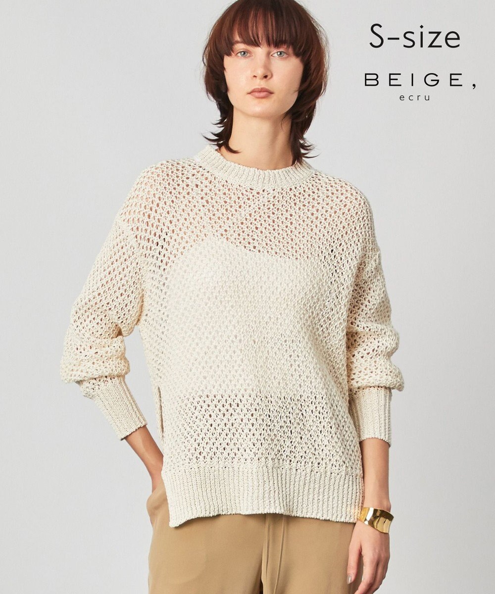 BEIGE， 【S-size】GRUES / ニット Ecru