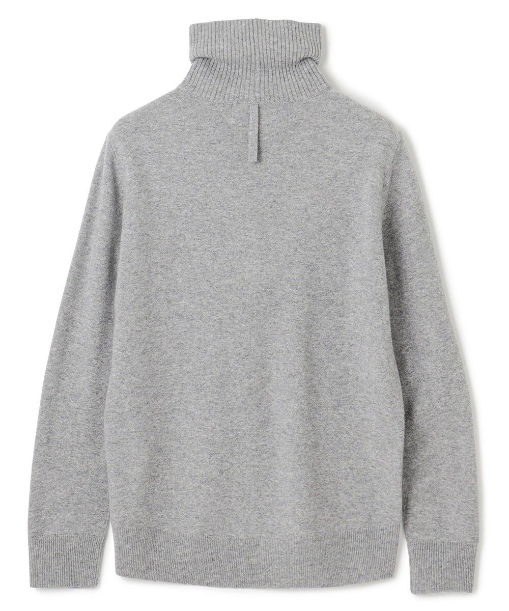 BEIGE， 【WEB限定・洗える】ROGAN / バイカラーウールハイネックニット 