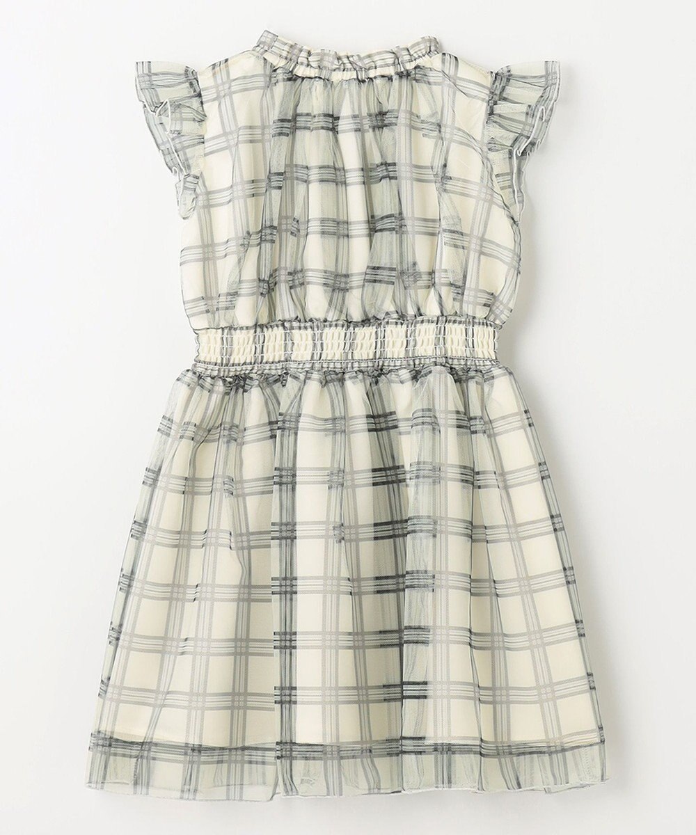 組曲 KIDS 【110-140cm】ノエルチェックチュール ワンピース 