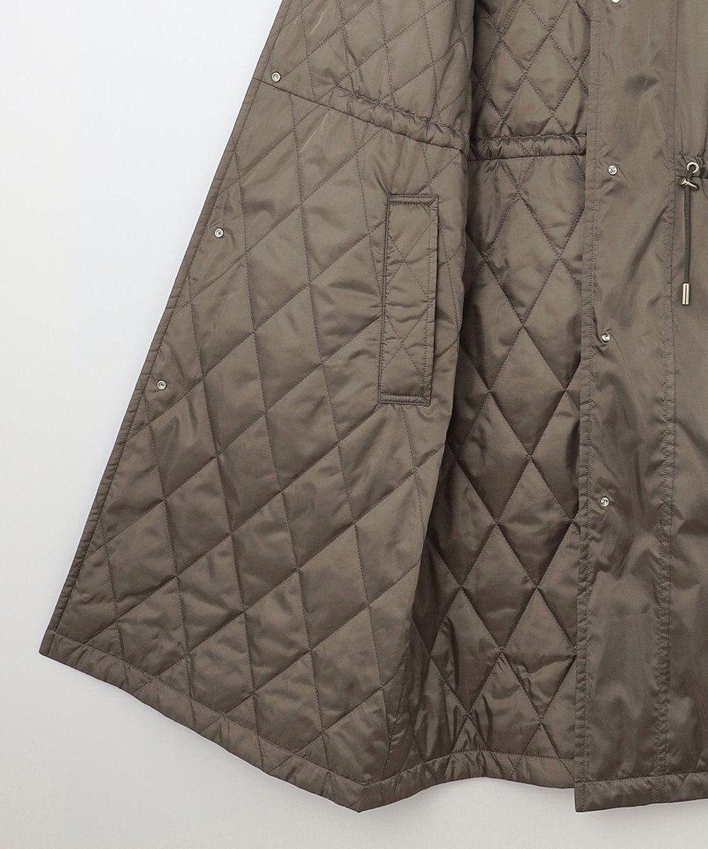 自由区 【洗える/リバーシブル】ブライトキルト リバーシブルコート 
