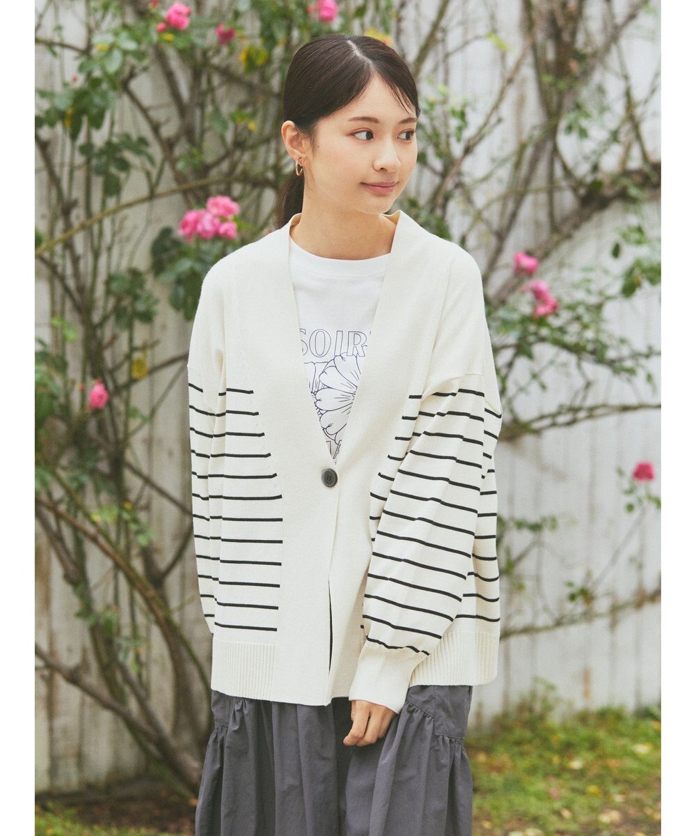 earth music&ecology ＵＶカット加工　ＢＩＧカーディガン 